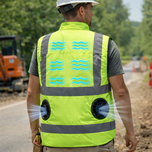 Cooling jacket fo workers