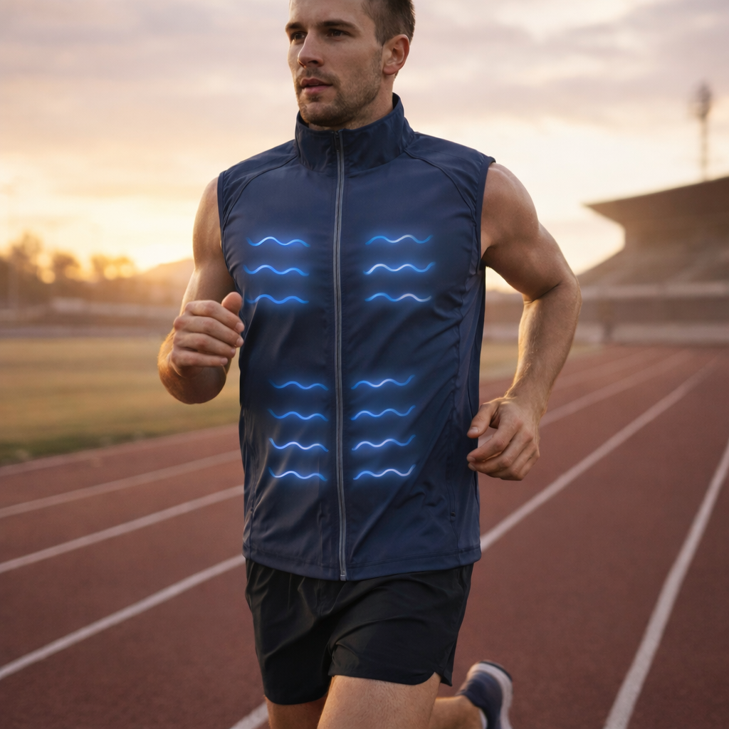 Cooling vest for athletes